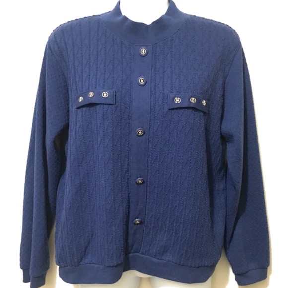 💎 Vintage retro button style pullover - Picture 5 of 8